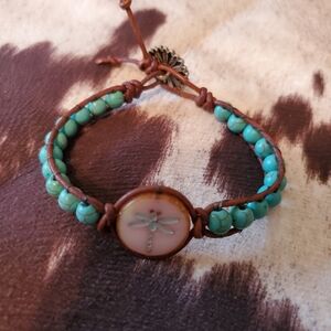 Artesian Made Dragon Fly Bracelet